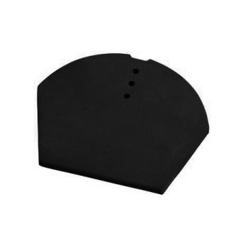 Hřebenáč JIRČANY a STODO - UH spodní větrací č. 5 (š. 25 cm) - Černá engoba