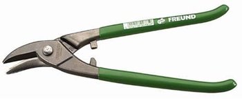 Nůžky na plech - Figurové nůžky pravé 250 mm, HRC 56