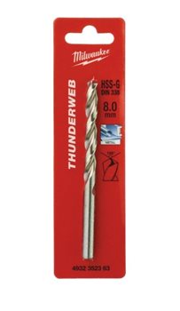Vrtáky do kovu - Vrták Thunderweb Ø 8x75 (1 ks)