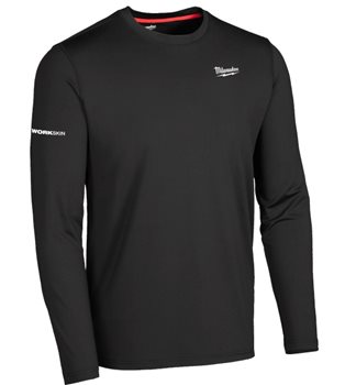 Milwaukee - spodní vrstvy - WORKSKIN™ CWB LS BL tričko ČERNÉ - S