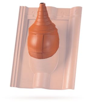 Průchody pro anténu - Anténní nástavec DuroVent - Tmavě hnědá