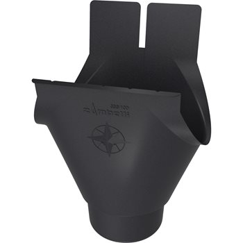 COLORDUR 333 mm - Kotlík oválný 333/100 - RAL 7016 černá antracit
