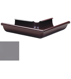 Okapový systém 125 - ZRO 125 žlabový roh - RAL 7024 Grafitová šeď