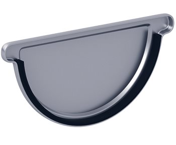 Pozinkované žlaby r.š. 330 mm - Čelo s těsněním 330