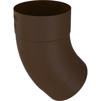 COLORDUR ø 100 mm - Koleno 40° ø 100 mm falcované - RAL 8017 Hnědá