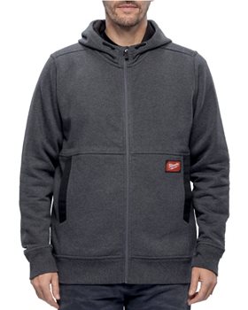 Milwaukee - Mikiny, košile, trika - GRIDIRON™ mikina s kapucí na zip, ŠEDÁ - L