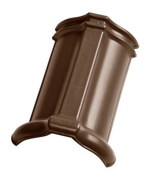 Hřebenáč HRANICE - Hřebenáč drážkový č. 2 (š. 21 cm) - Hnědá engoba