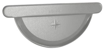 Pozinkované žlaby r.š. 330 mm - Čelo profil.k falcování vysoké