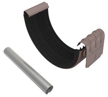 Pozink-lak žlaby r.š. 280 mm - Žlabová spojka 280 - RAL 8017 Hnědá